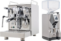 ECM Mechanika Max Espresso Machine + Eureka Mignon Specialita Grinder - Chrome Combo