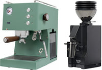 Quick Mill Pop-up Espresso Machine - Juniper + Eureka Mignon Zero 55s - Matte Black Combo