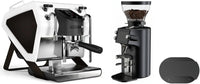 Sanremo YOU Espresso Machine - White/Black + Mahlkonig E64 WS Grind By Weight Espresso Grinder + Mahlkonig Sync Scale Combo