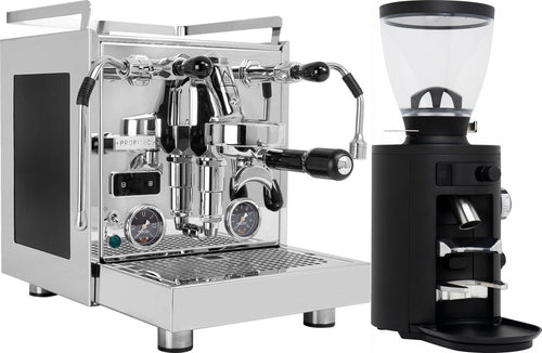 Profitec Pro 600 Espresso Machine w/ Quick Steam + Mahlkonig X54 Allround Grinder - Black 