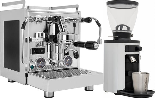 Profitec Pro 600 Espresso Machine w/ Quick Steam + Mahlkonig X54 Allround Grinder - Chrome 