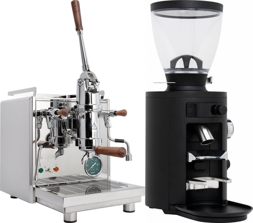 Profitec Pro 800 Espresso Machine - 2022 Version + Mahlkonig X54 Allround Grinder - Black 