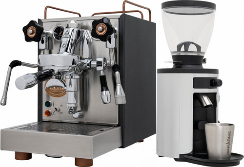 ECM Mechanika VI Slim Espresso Machine - Heritage Edition + Mahlkonig X54 Allround Grinder - Chrome 