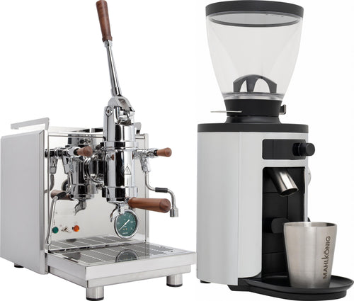 Profitec Pro 800 Espresso Machine - 2022 Version + Mahlkonig X54 Allround Grinder - Chrome 