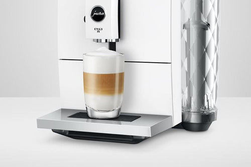 Jura Ena 8 Super Automatic Espresso Machine - Nordic White 