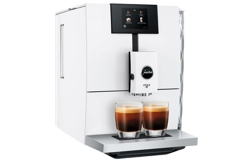 Jura Ena 8 Super Automatic Espresso Machine - Nordic White 