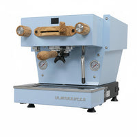 La Marzocco Linea Mini R - Espresso Machine - Blue w/ Olive Wood |S10| - Store Demo