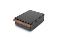 eurista Knock Drawer M - Black with Walnut Handle