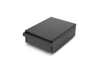 eurista Knock Drawer M - Black with Smoked Oak Handle