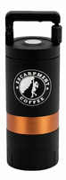 VSSL G25 Coffee Grinder w/ Escarpment Coffee logo - Carbon/Copper