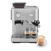 KitchenAid Semi-Automatic Espresso Machine with Burr Grinder - Brushed Stainless Steel