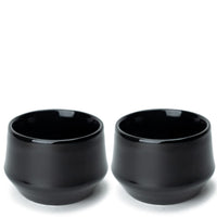 Kruve Imagine Porcelain Cup 250ml - Set of 2 - Black