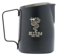 Bezzera Milk Jug - 450ml Black w/ Logo