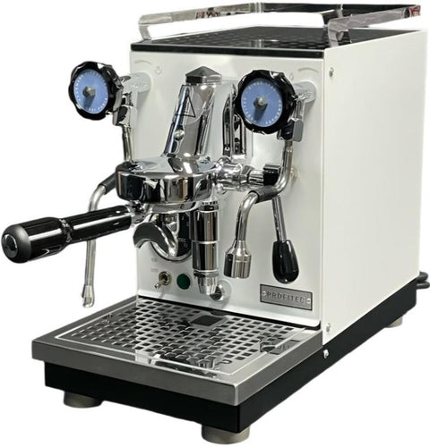 Profitec Pro 400 Espresso Machine - White + Mahlkonig X54 Allround Grinder - Black 