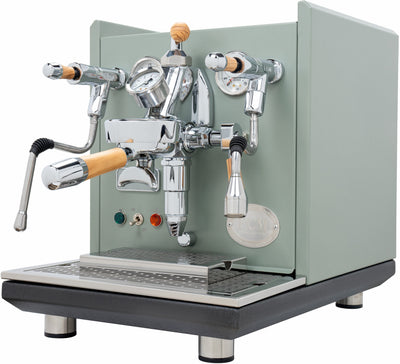 ECM Synchronika Espresso Machine - Dual Boiler w/ PID - Concrete Grey w/ Flow Control