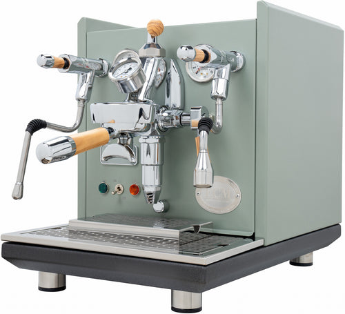 ECM Synchronika Espresso Machine - Dual Boiler w/ PID - Cement Grey w/ Flow Control 