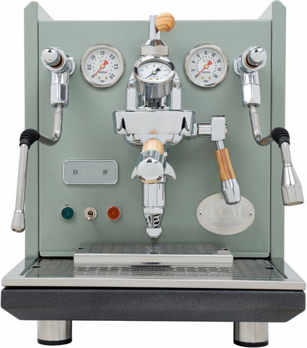 ECM Synchronika Espresso Machine - Dual Boiler w/ PID - Cement Grey w/ Flow Control 