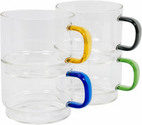Safdie & Co Barista Collection Jaz Stackable Cups - Set of 4