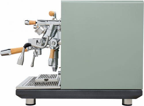 ECM Synchronika Espresso Machine - Dual Boiler w/ PID - Cement Grey w/ Flow Control 