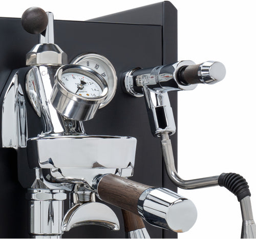 ECM Synchronika Espresso Machine - Dual Boiler w/ PID - Black w/ Flow Control 