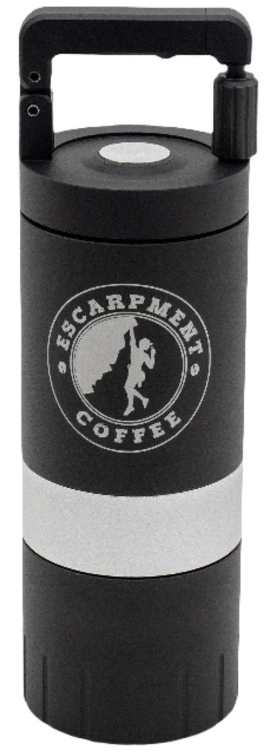 VSSL G25 Coffee Grinder w/ Escarpment Coffee logo