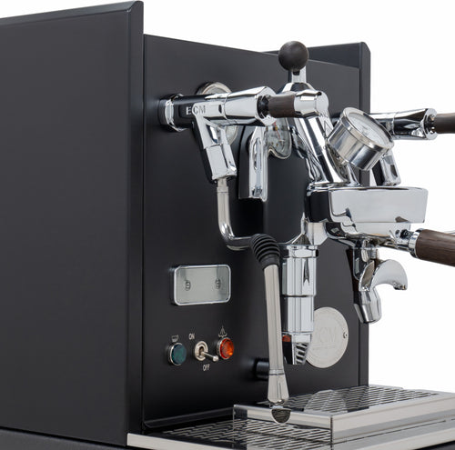 ECM Synchronika Espresso Machine - Dual Boiler w/ PID - Black w/ Flow Control 