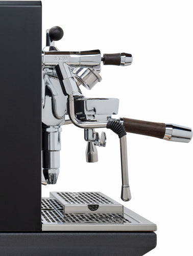 ECM Synchronika Espresso Machine - Dual Boiler w/ PID - Black w/ Flow Control 