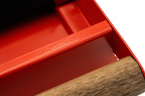 The Coffee Knock Drawer Company - Grounds Cub Pro Knock Box (Drawer) - Powdercoat Red 