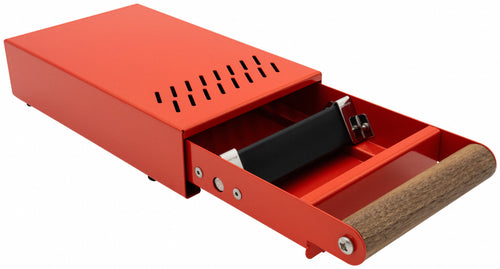 The Coffee Knock Drawer Company - Grounds Cub Pro Knock Box (Drawer) - Powdercoat Red 
