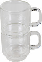 Safdie & Co Barista Stack Espresso Mugs - 90ml (Set of 2)