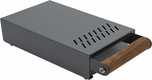 The Coffee Knock Drawer Company - Grounds Cub Pro Knock Box (Drawer) - Powdercoat Black 