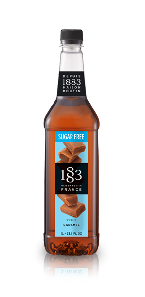 1883 Caramel Syrup - 1l - Sugar Free (PET Bottle)