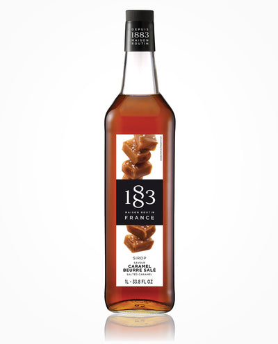 1883 Salted Caramel Syrup - 1L (Glass Bottle)