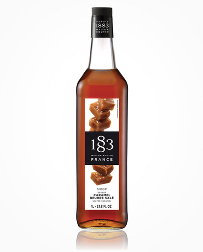1883 Salted Caramel Syrup - 1L (Glass Bottle) 