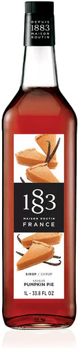 1883 Pumpkin Pie Syrup - 1l (Glass Bottle) 