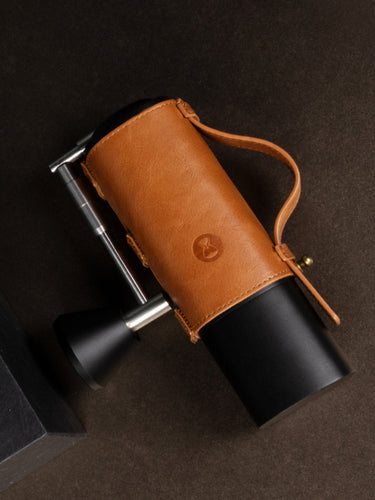 Timemore Chestnut X Hand Grinder - Black and Leather 