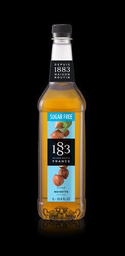 1883 Hazelnut Syrup - 1L - Sugar Free (PET Bottle) 