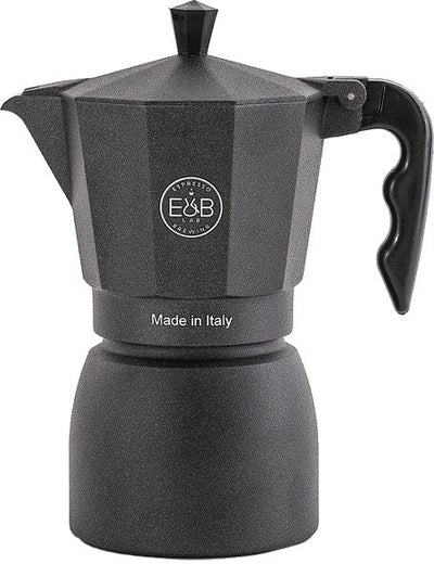 IMS E&B Lab Classic Moka Pot - Stove Top Espresso Maker - 6 Cups