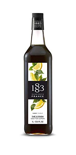 1883 Iced Tea Syrup - 1L - Lemon (Glass Bottle) 
