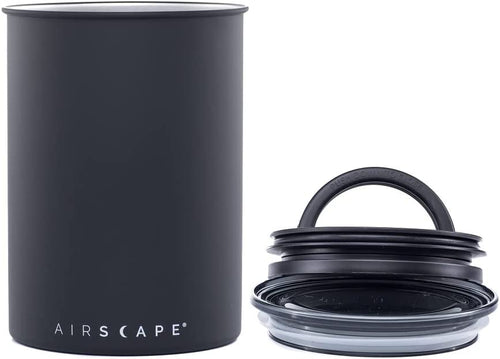 Planetary Designs Airscape 64oz Coffee Bean Canister - Matte Charcoal Black 