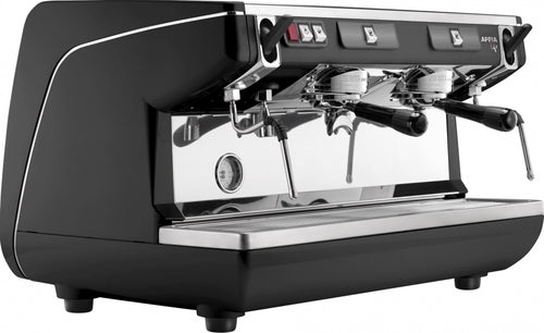 Nuova Simonelli Appia Life - 2 Group - Semi Automatic - Black 