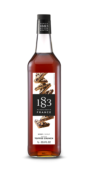 1883 Toffee Crunch Syrup - 1l (Glass Bottle)