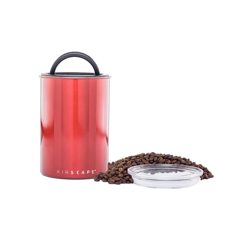 Planetary Designs Airscape 64oz Coffee Bean Canister - Candy Apple Red 