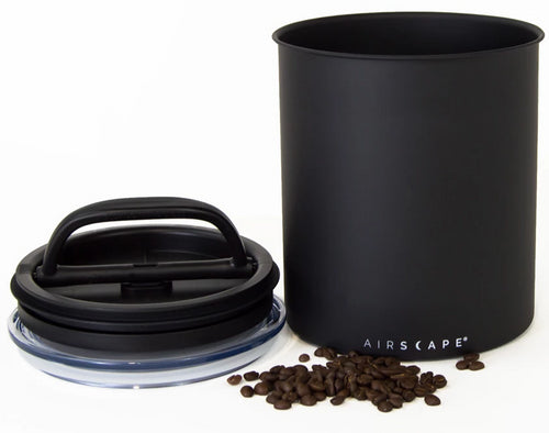 Planetary Designs Airscape Kilo - 1 Kg Coffee Bean Canister - Matte Black 