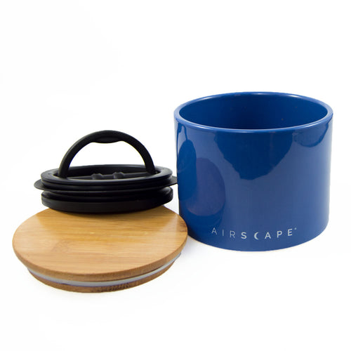 Planetary Designs Airscape Ceramic 32oz Coffee Bean Canister - Cobalt 