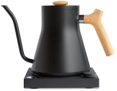 Fellow Stagg EKG Electric Pour-Over Kettle 0.9L - Matte Black + Maple