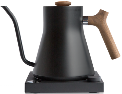 Fellow Stagg EKG Electric Pour-Over Kettle 0.9L - Matte Black + Walnut