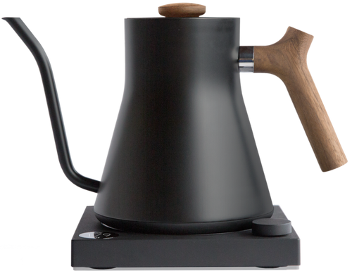 Fellow Stagg EKG Electric Pour-Over Kettle 0.9L - Matte Black + Walnut 