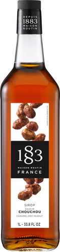 1883 Caramelized Peanut Syrup - 1L (Glass Bottle) 
