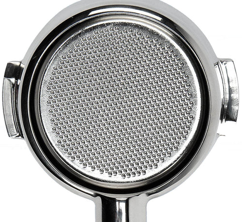 ECM Premium Stainless Steel Olive Wood Portafilter - 58mm - Bottomless 